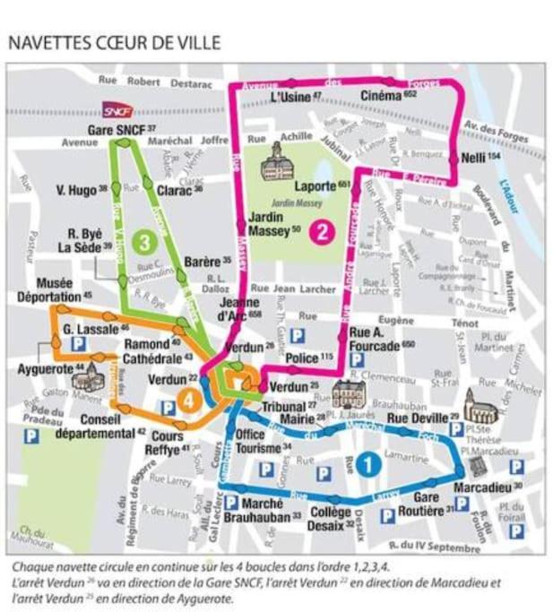 Apartament Le Belvedere Dernier Etage Avec Terrasse Wifi Fibre Tarbes Zewnętrze zdjęcie