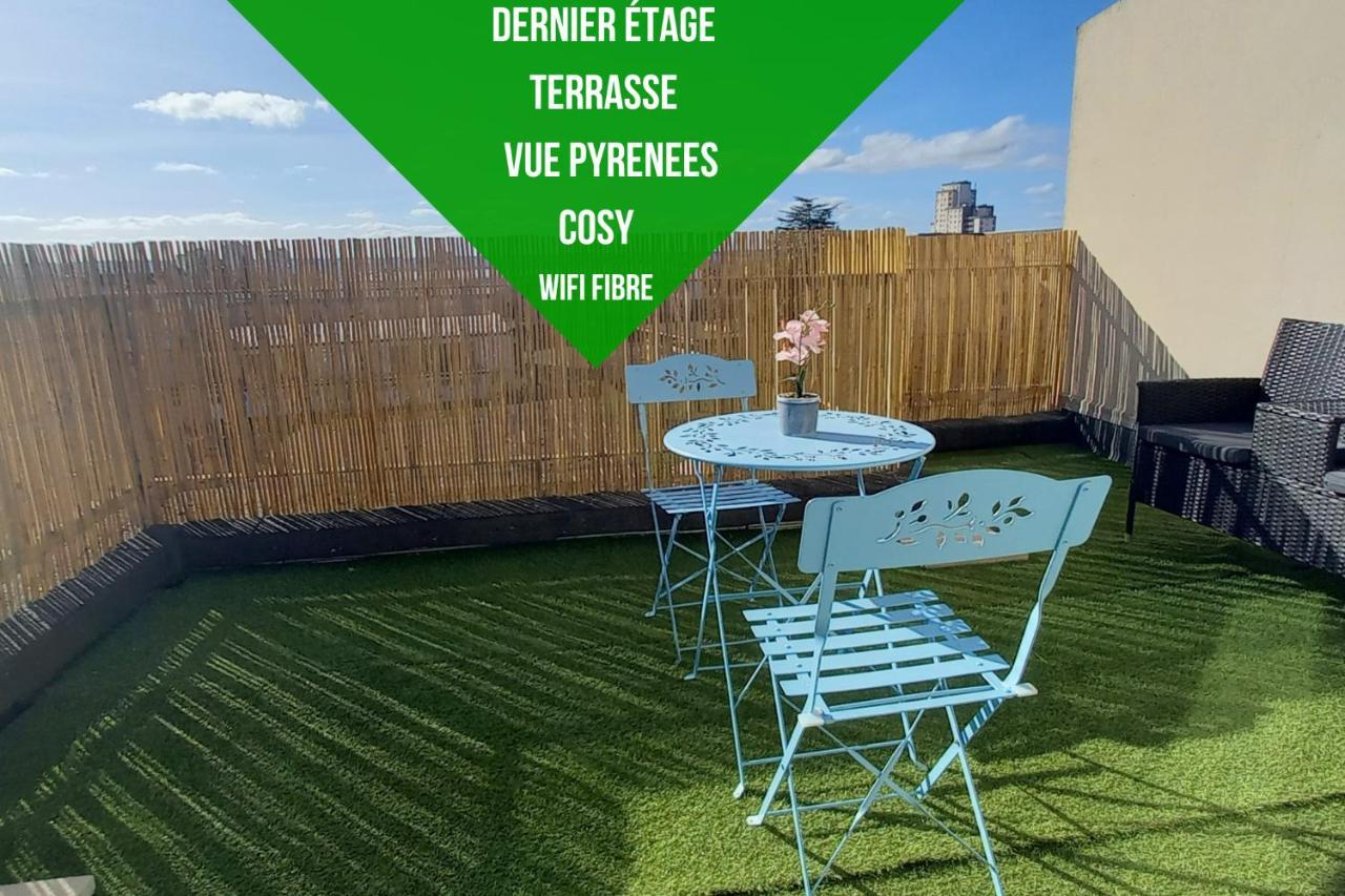 Apartament Le Belvedere Dernier Etage Avec Terrasse Wifi Fibre Tarbes Zewnętrze zdjęcie